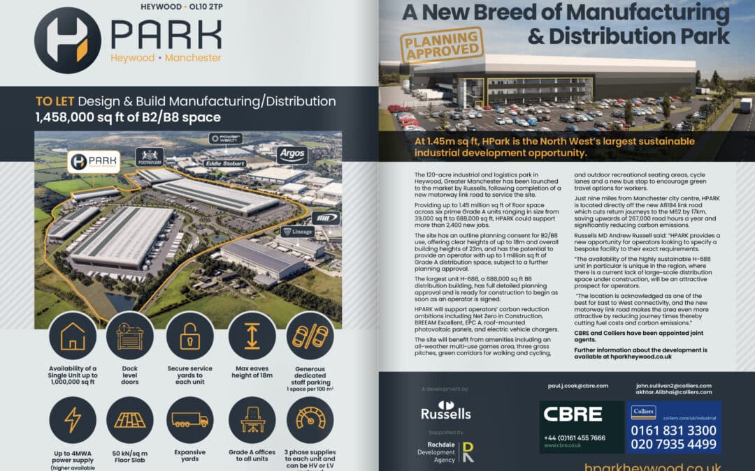 A new breed of manufacturing and distribution park